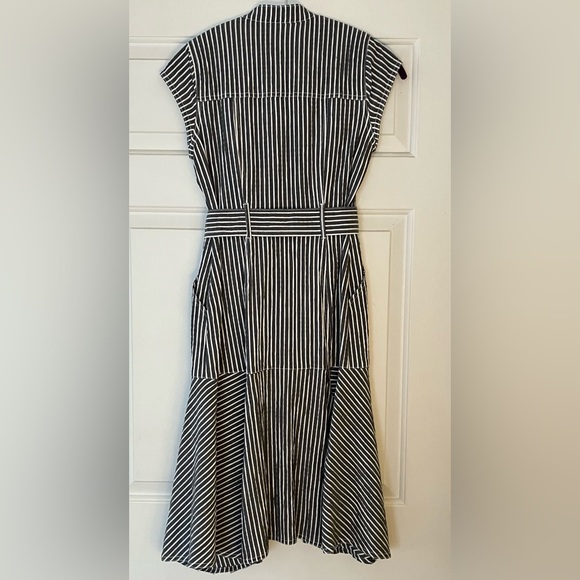 White House Black Market Striped Utility Midi. Size - 0P. - Picture 6 of 13